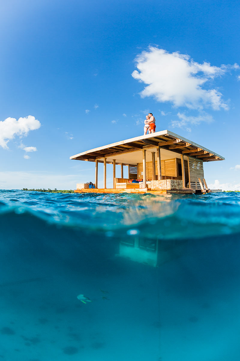 Underwater Room at The Manta Resort
